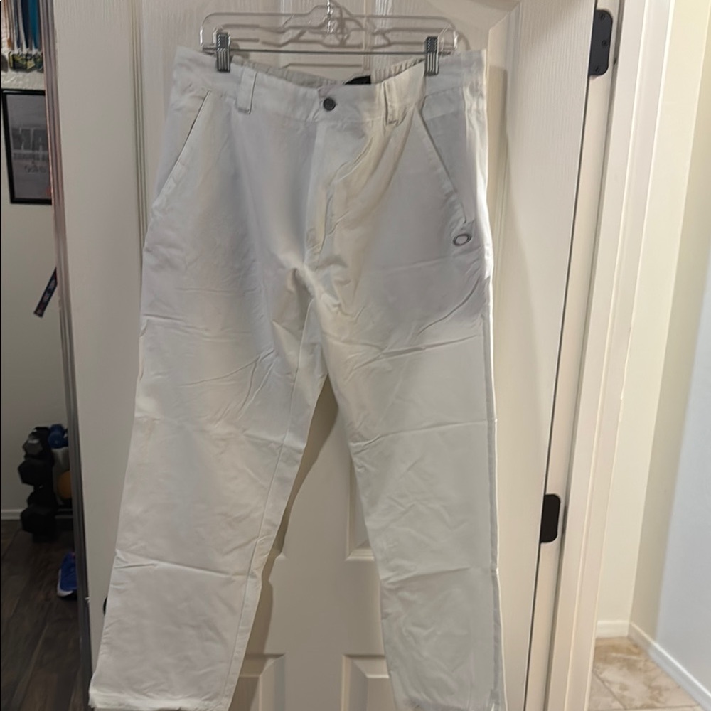 OAKLEY- Men's White Golf Pants